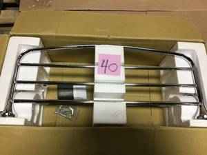 Moen Eva 10 in. L x 7 in. H x 26 in. W Zinc Hotel-Style Bathroom Shelf in Chrome