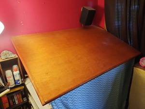 Drawing Table with Birch Work Surface