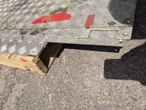 Pallet Lot of 316 Aluminum Diamond Plate