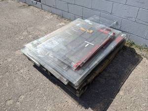 Pallet Lot of Plexiglass Sheets