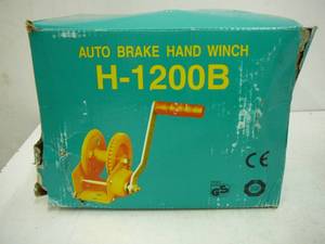Auto Break Hand Winch