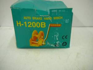 Auto Break Hand Winch