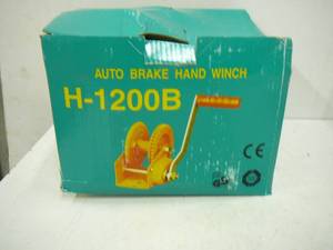 Auto Break Hand Winch