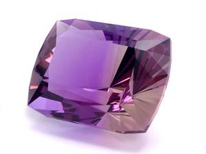 lot 5B image: A Work of Art. A 27.89 Carat Ametrine (Amethyst & Citrine) Gemstone Designed by Arya Akhaven