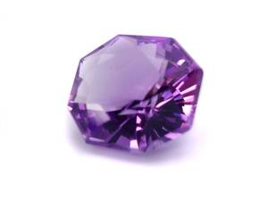 lot 20B image: 5.77 Carat Deep, Rich Purple Amethyst Custom Cut