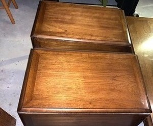 lot 138 image: Lane Coffee table and a Pair of End Tables
