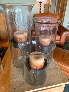 lot 8 image: Trio of Beautiful Candle Holders