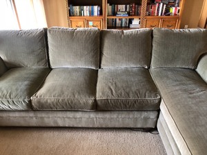 lot 54 image: Great Sectional with Lounger