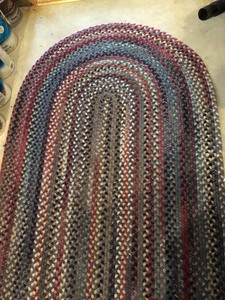 lot 76 image: Long Braided Rug