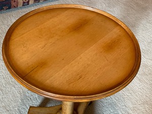 lot 23 image: Petite Round Accent Table
