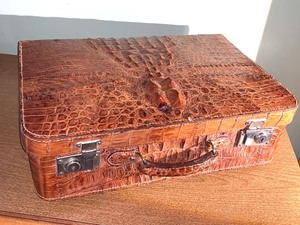 lot 37 image: Locking CaseHandbag With Handle Brahmin
