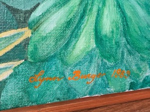 lot 131 image: Oil on Canvas by Lynn Burger 1989