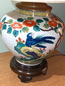 lot 137 image: Asian Inspired Ceramic Lamp