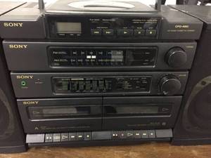 lot 52 image: Sony CD  Radio  Cassette Recorder