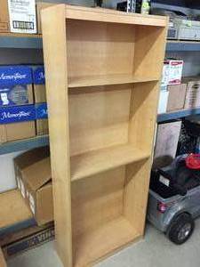 lot 94 image: Wooden Shelving With Four Adjustable Shelves