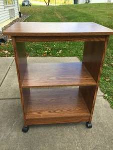 lot 96 image: Rolling Wooden Cart