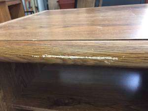 lot 99 image: Two Shelf End Table