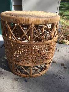 lot 175 image: WickerDecorative Basket Lot