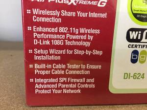 lot 181 image: D-Link Wireless Router 108G