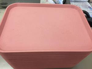 lot 198 image: Over 50 Plastic Serving Trays