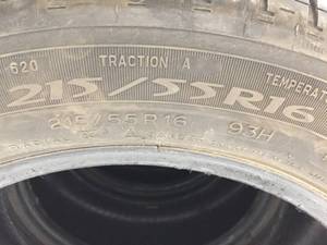 lot 199 image: Four Michelin Primacy MXV4 215  75  16 Tires