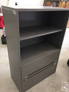 lot 219 image: Metal Two Drawer Storage