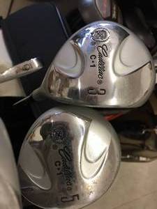 lot 223 image: Three Sets Of Golf Clubs With Bags