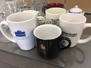 lot 300 image: Glassware And Coffee Mugs