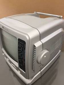 lot 302 image: Pro Image 5 Inch Black And White TV  AM  FM Radio