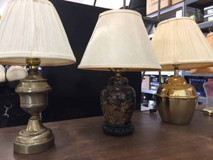 lot 307 image: Four Table Lamps