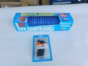 lot 39 image: Quick Drain Sewer Nose and RV Flat Adapter