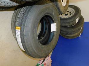 lot 119 image: 2 Westlake ST23580R16 Radial Trailer Tire - Load Range E
