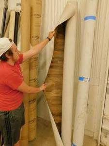 lot 169 image: Roll of RV Linoleum