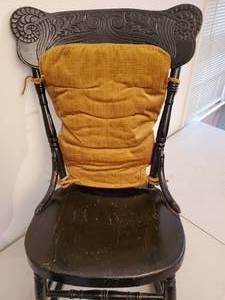 Antique Black Rocking Chair