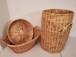Wicker Basket & Laundry Hamper