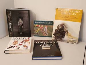 (5) Coffee Table Books