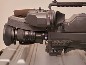 Nikon Reporters or Movie Camera w Hard Rolling Storage Unit