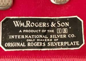 54 Pc Wm Rodgers Silver Plated Silverware