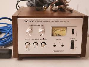 Sony Noise Reduction Adapter NR-115 with Micro Phone & Cable
