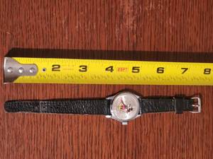 Vintage Black Youths Mickey Mouse Watch