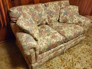 Floral Loveseat