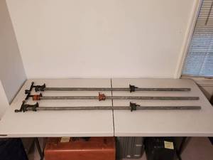 (3) Wood Working Pipe Clamps