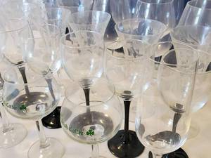 Glass Stemware Lot