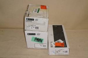 2 Delta Bathroom Faucets, Rough In Kit