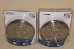 2 Moen Brecklyn Large Size Shower Heads