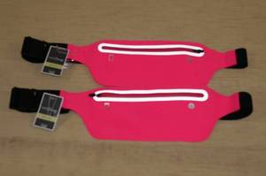 2 Pink Workout Storage Belts