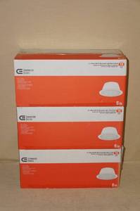 6 Black Baffle Recessed Light Trim