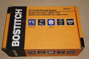 lot 16 image: Bostitch 15-12 Ga 1-12 Flooring Staples