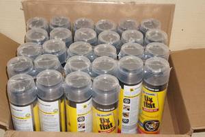lot 24 image: 28 Cans of Fix-A-Flat for Standard Tires