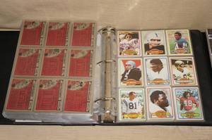 lot 111 image: 2 Binders of Football - Some Early 80s